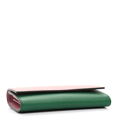 Gucci Moon Calfskin Continental Wallet Pink Green 4 of 8