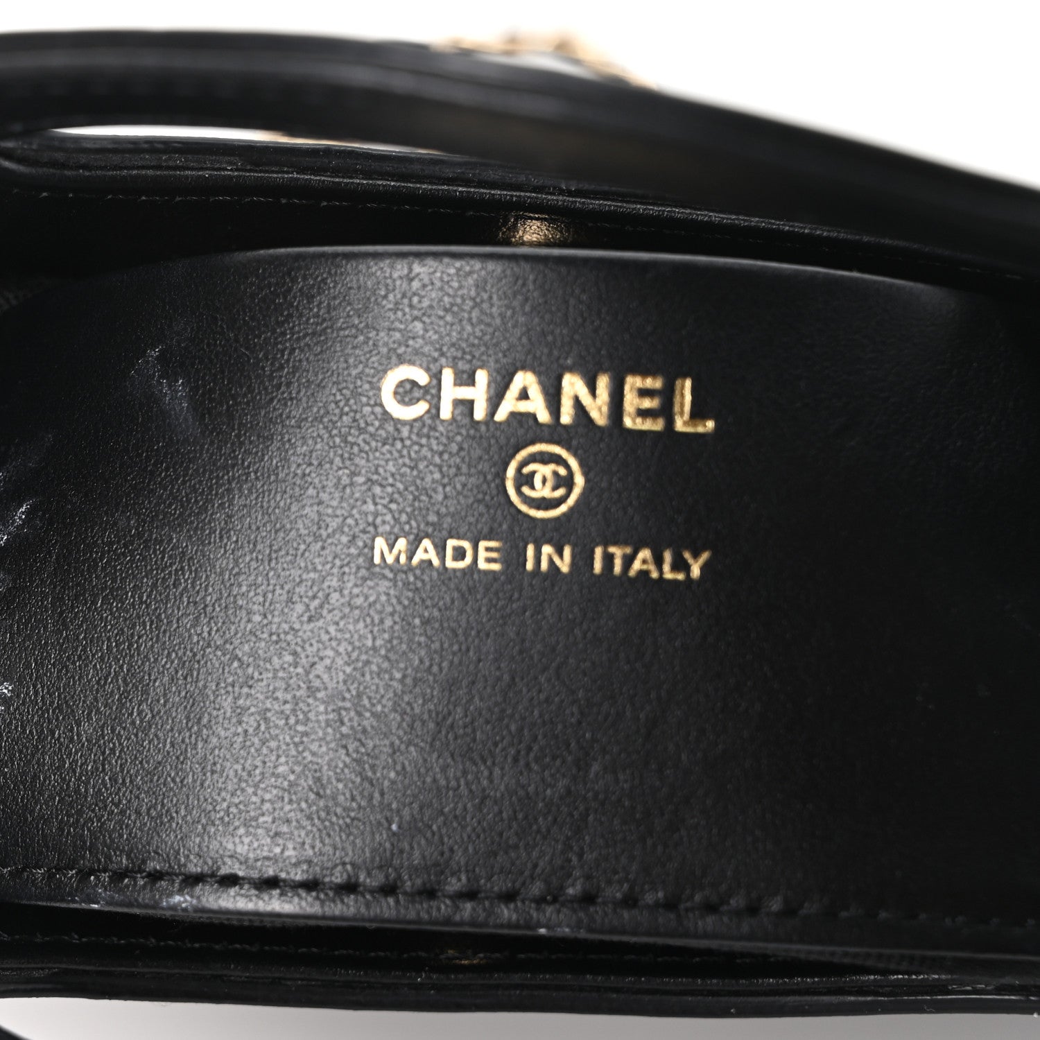 Chanel Shiny Crumpled Calfskin Quilted Nano 31 Shopping Bag Black 7 of 11