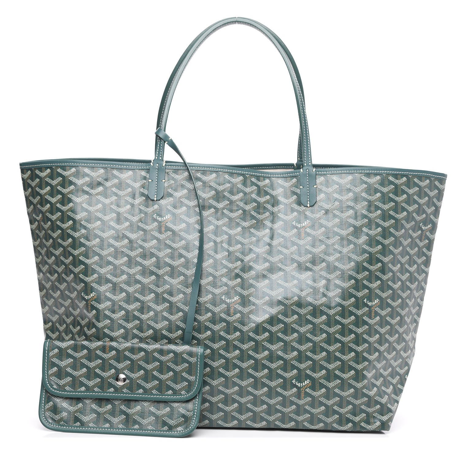 Goyard Goyardine Saint Louis GM Green 1 of 8