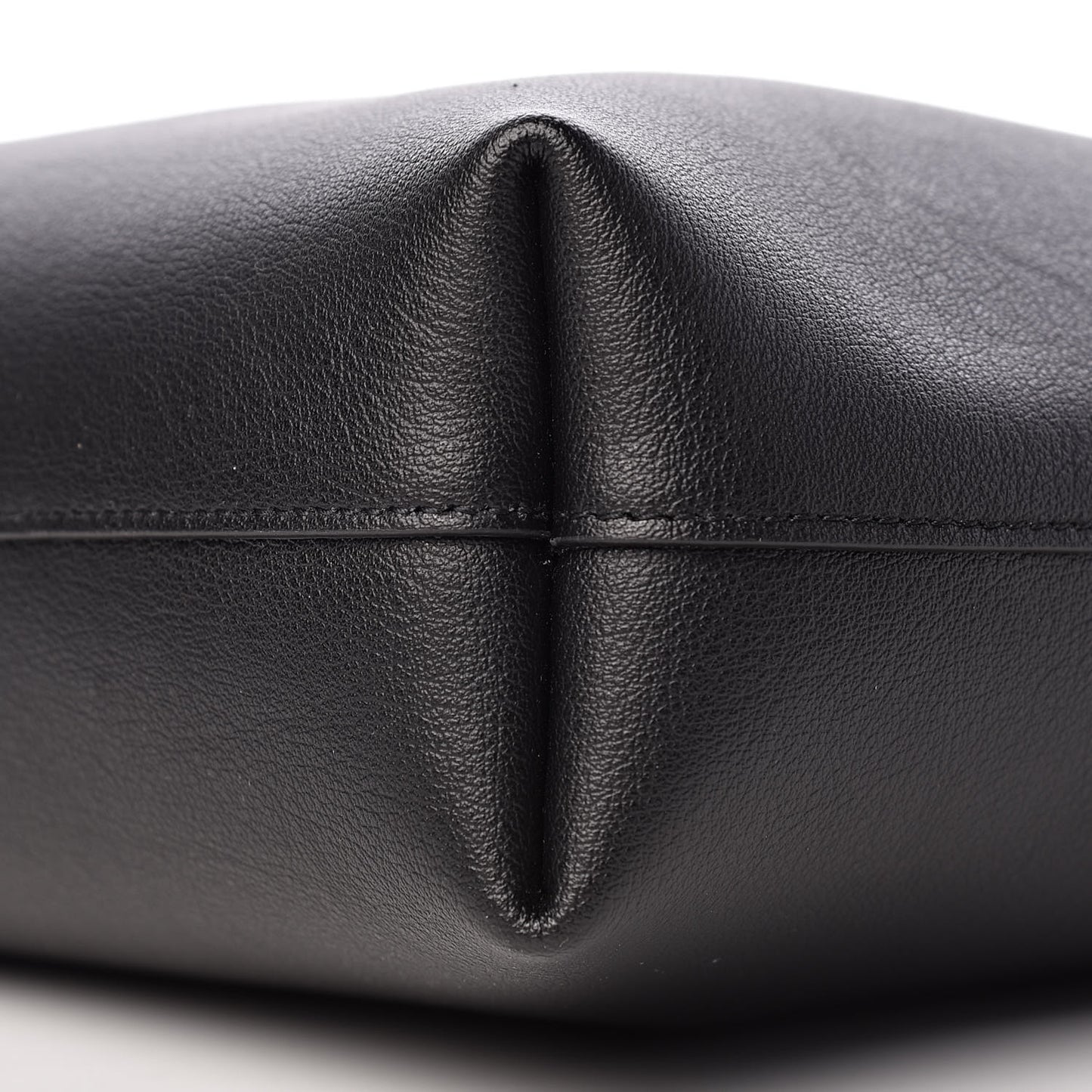 Calfskin Toy Shopping Tote Black