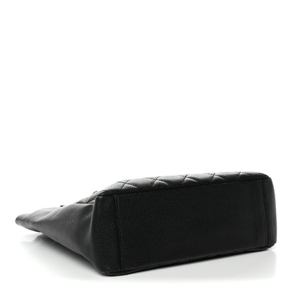 Chanel Caviar Quilted Petit Shopping Tote PST Black 4 of 12