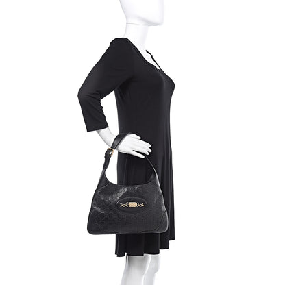 Gucci Guccissima Punch Hobo Black 2 of 12