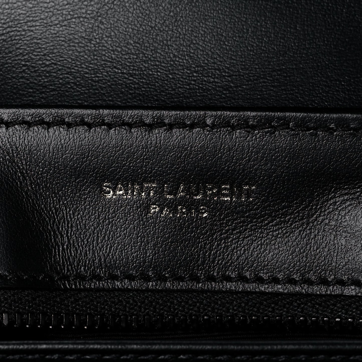 Calfskin Y Quilted Monogram Toy Loulou Crossbody Bag Black