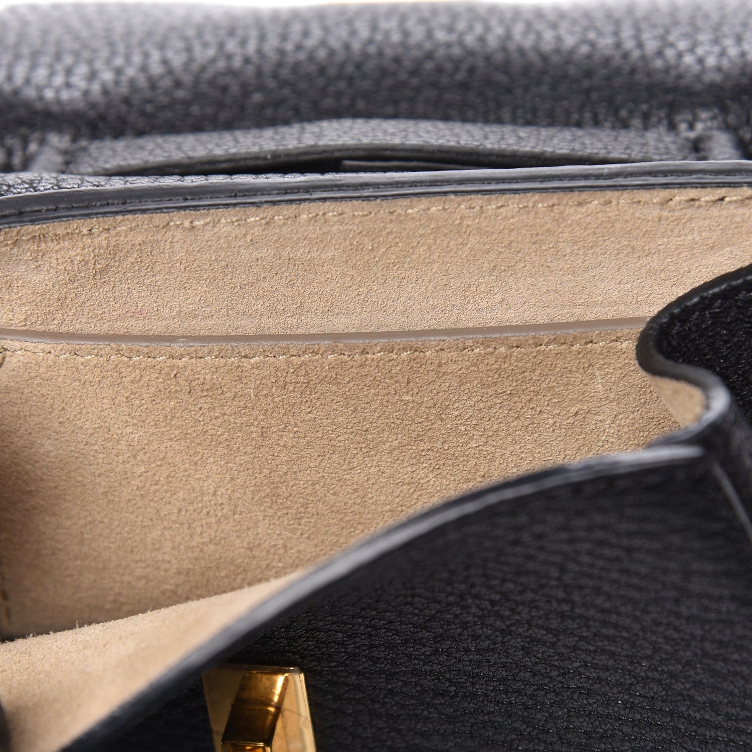 Chloe Grained Lambskin Nano Drew Shoulder Bag Black 7 of 11