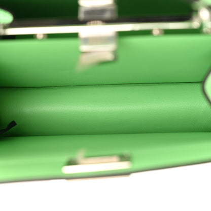 Fendi Shiny Nappa Petite Peekaboo I SEE U Satchel Edamame 6 of 13