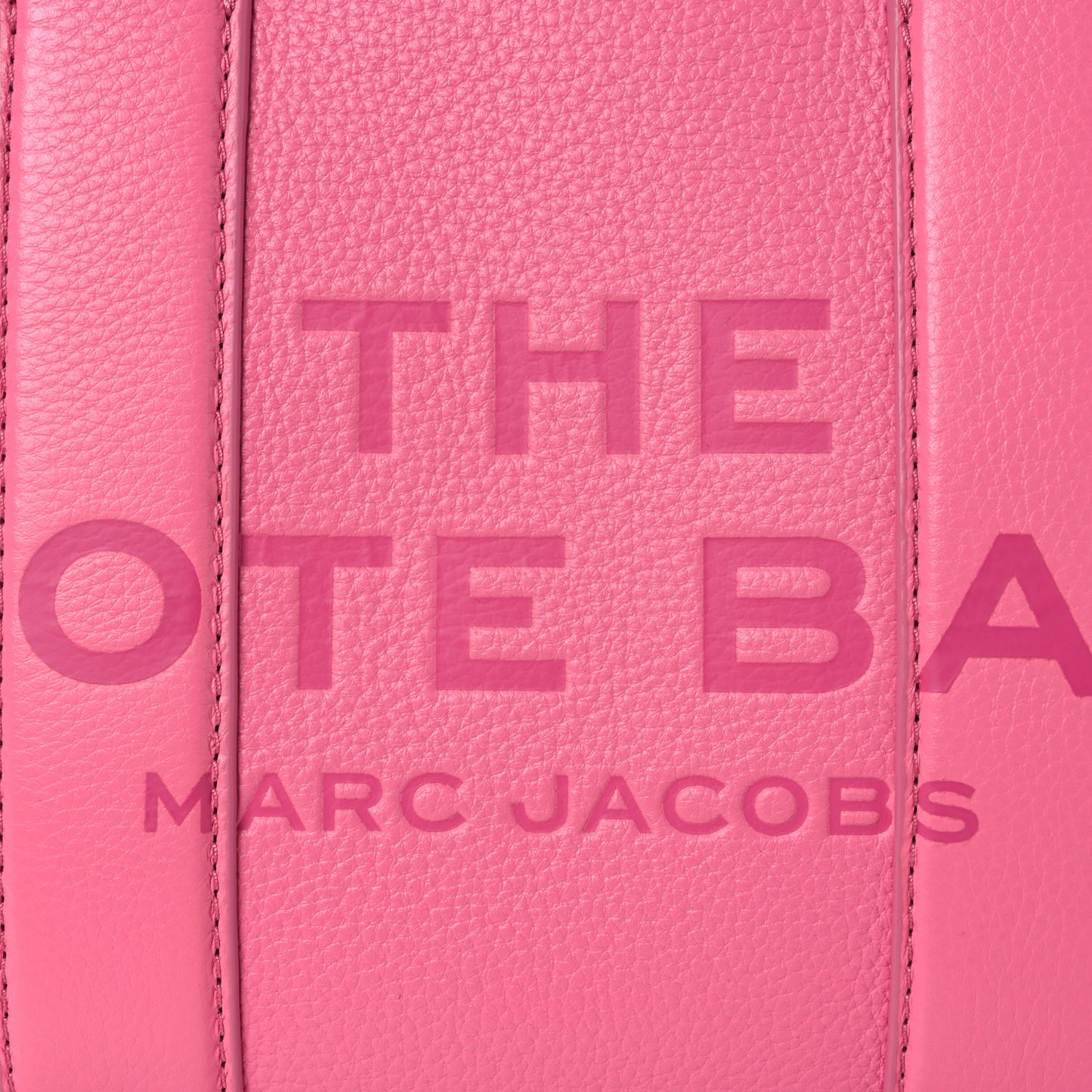 Grained Calfskin Small The Tote Bag Candy Pink