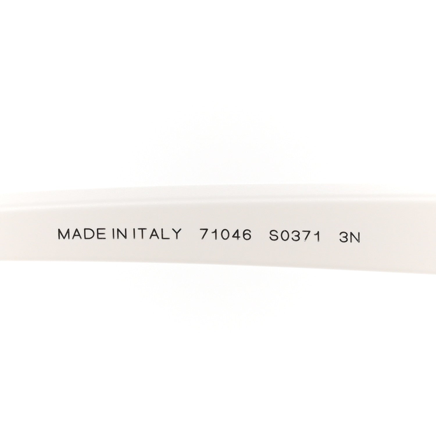 Chanel Acetate Visor Sunglasses 71046 Matte White 6 of 9