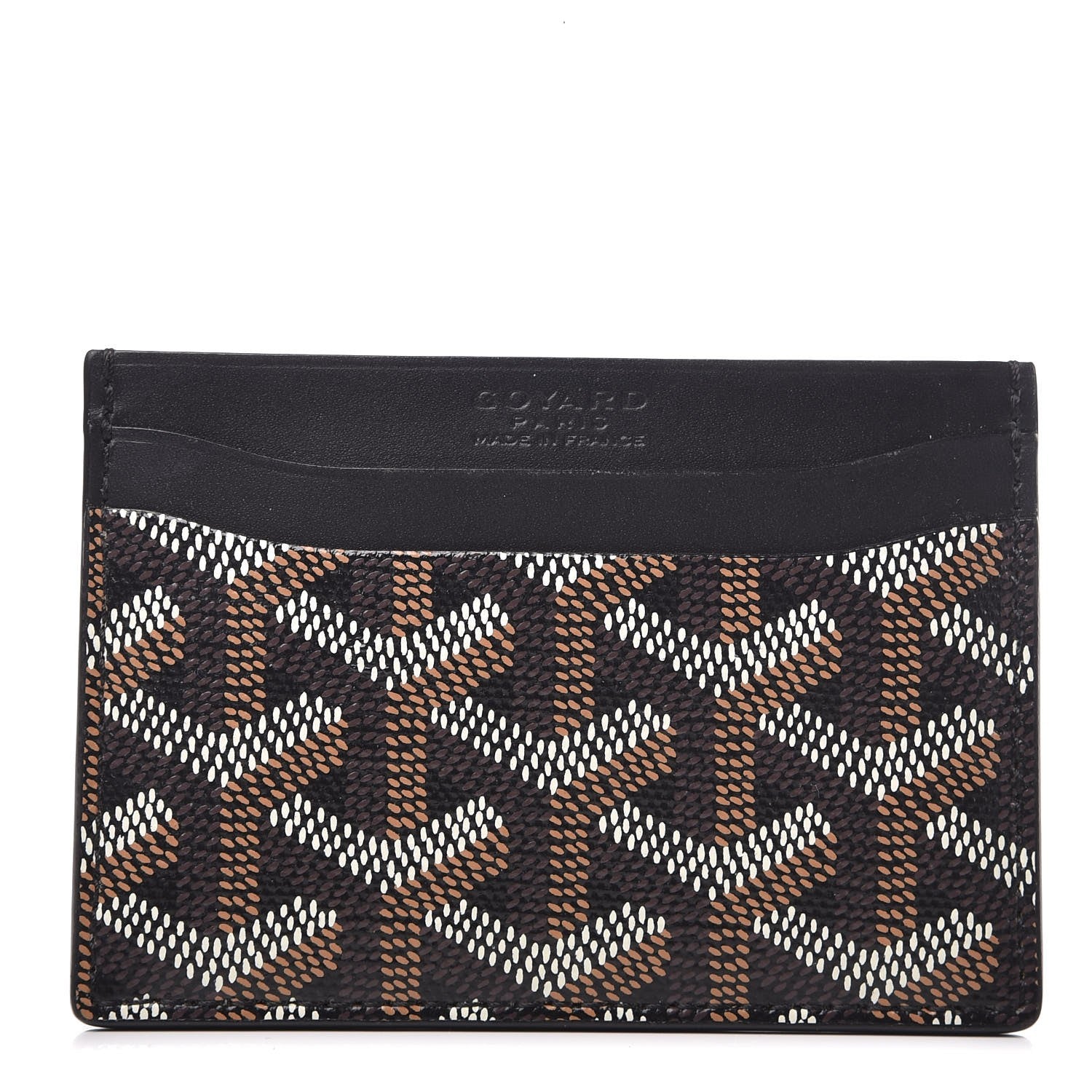 Goyard Goyardine Saint Sulpice Card Holder Black 1 of 6