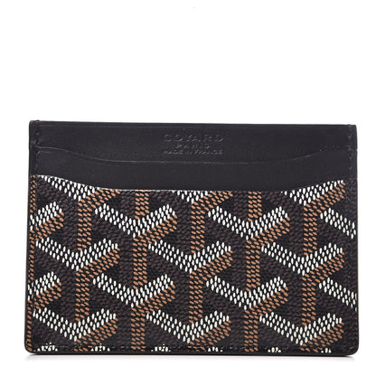 Goyard Goyardine Saint Sulpice Card Holder Black 1 of 6
