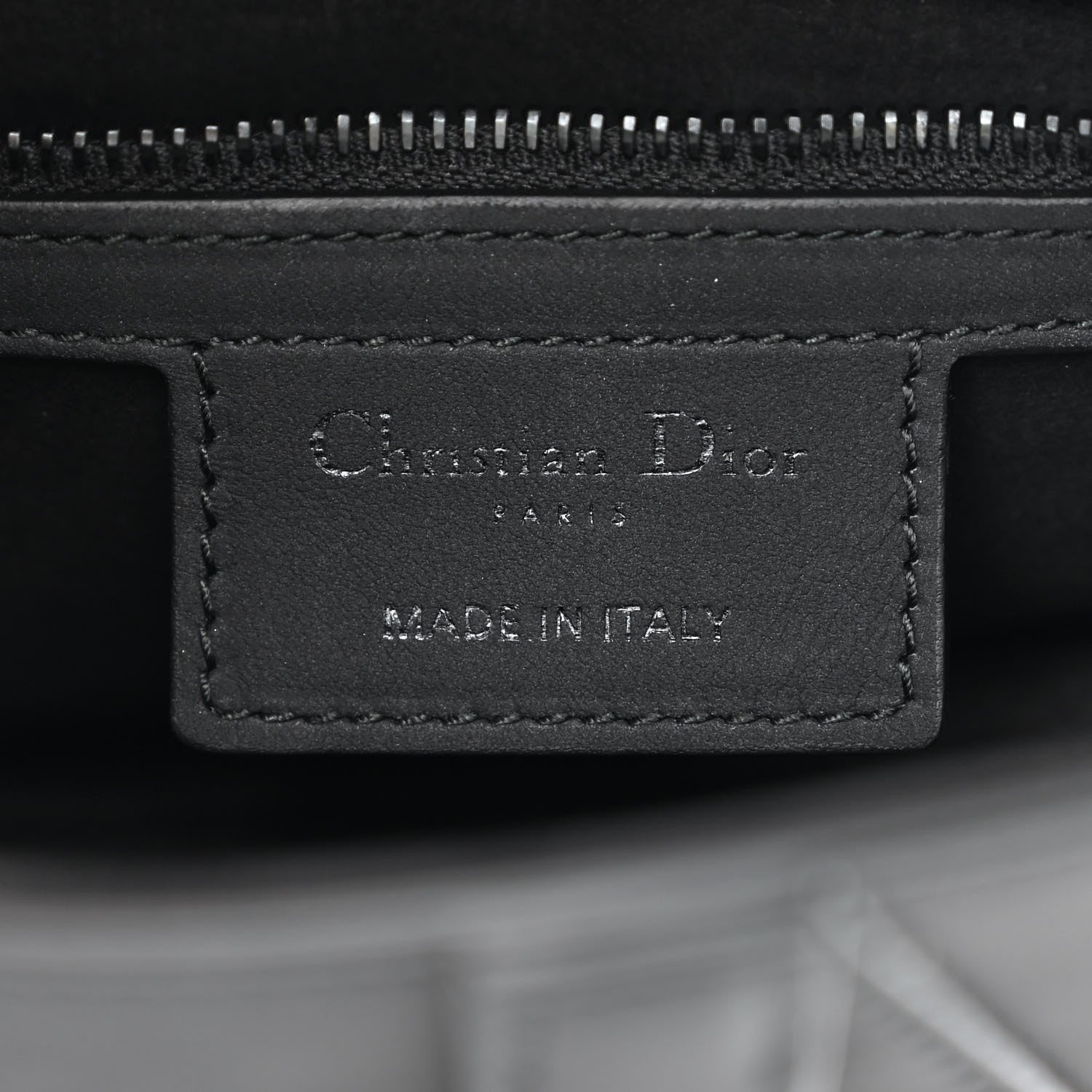 Christian Dior Ultra Matte Calfskin Saddle Bag Black 6 of 10