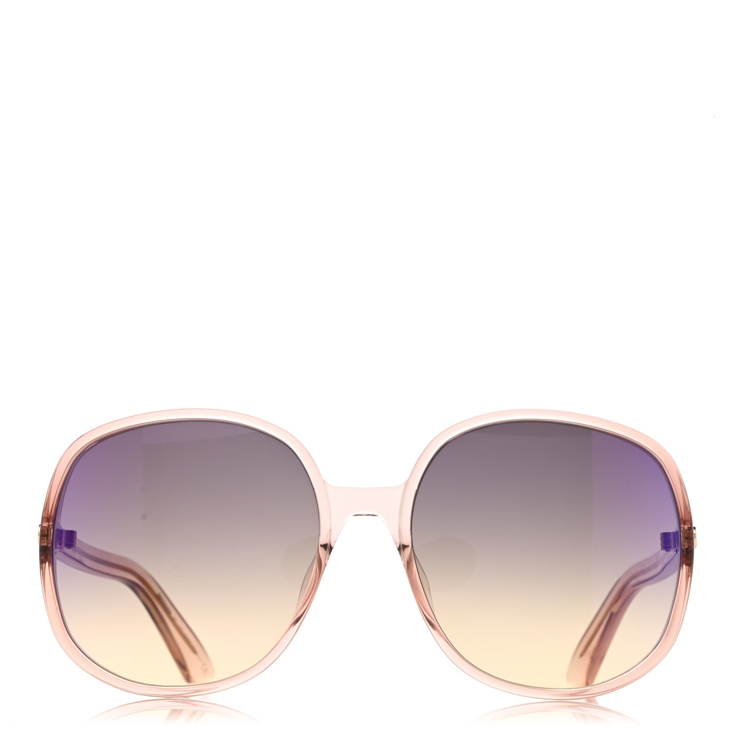Christian Dior Transparent Acetate D-Doll Sunglasses Shiny Pink Violet 2 of 8