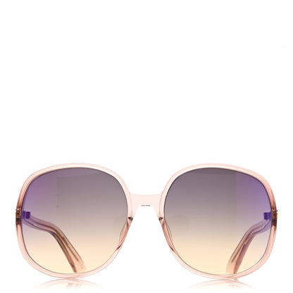 Christian Dior Transparent Acetate D-Doll Sunglasses Shiny Pink Violet 2 of 8