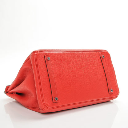 Hermes Togo Birkin 35 Rouge Casaque 5 of 23