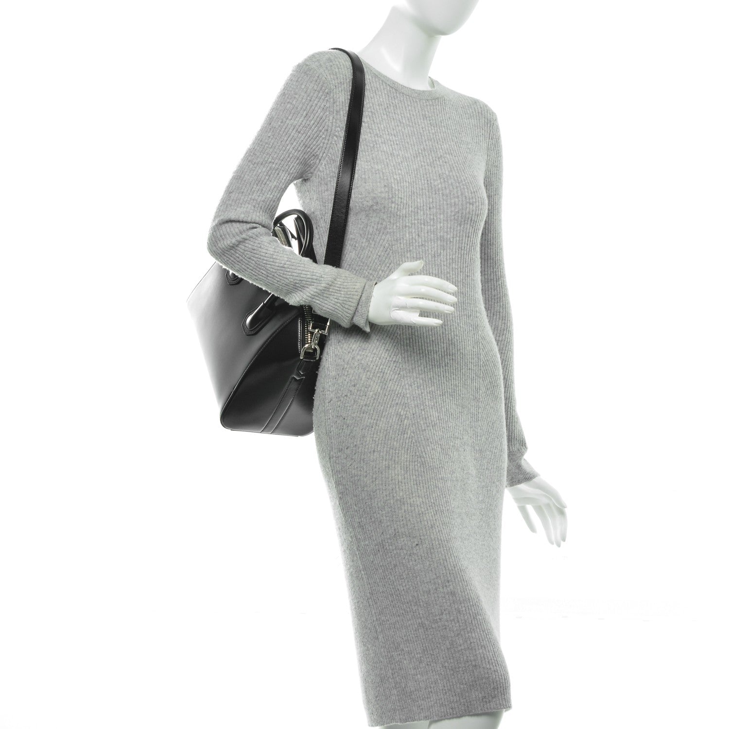 Givenchy Shiny Lord Calfskin Small Antigona Black 2 of 7