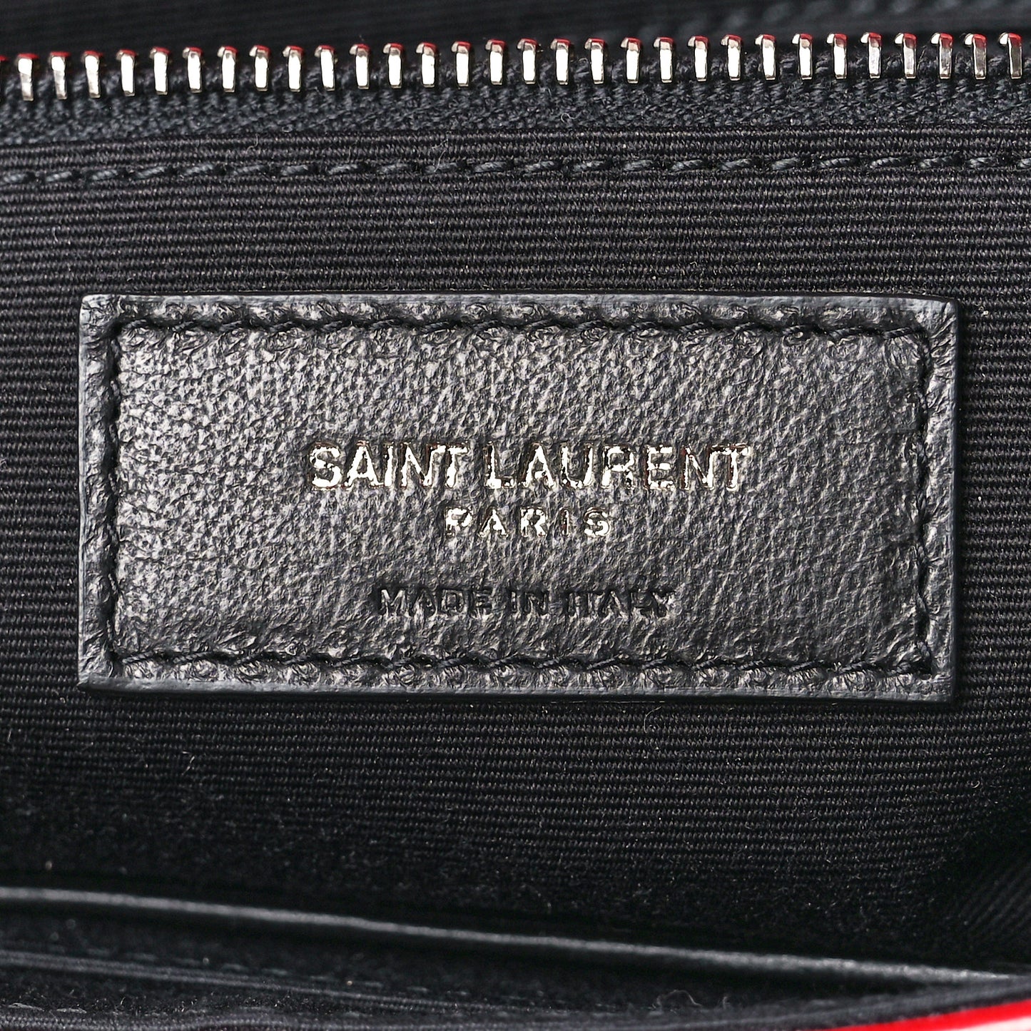 Lambskin Patchwork Monogram Medium Jamie Red