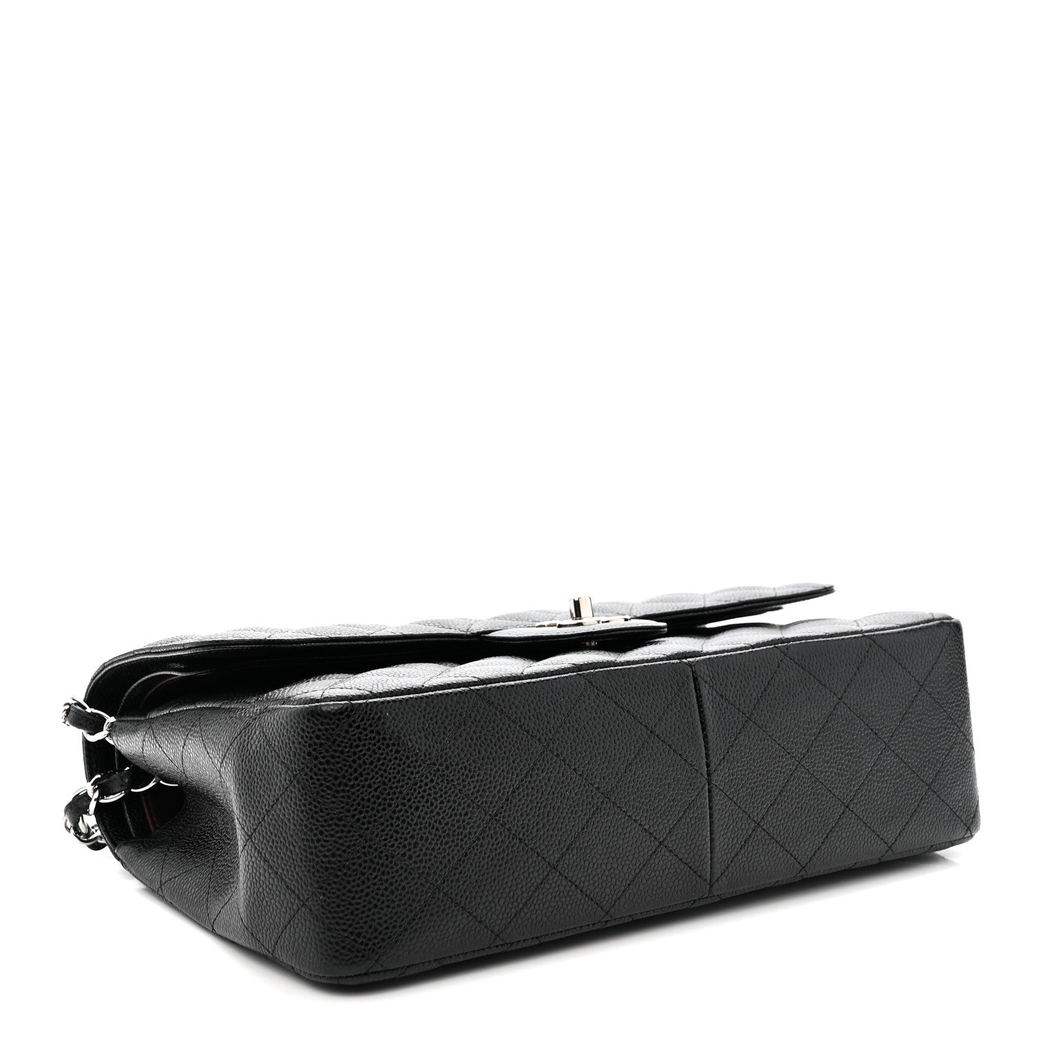 Chanel Caviar Quilted Jumbo Double Flap Black 4 of 10