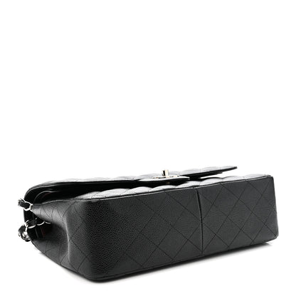 Chanel Caviar Quilted Jumbo Double Flap Black 4 of 10