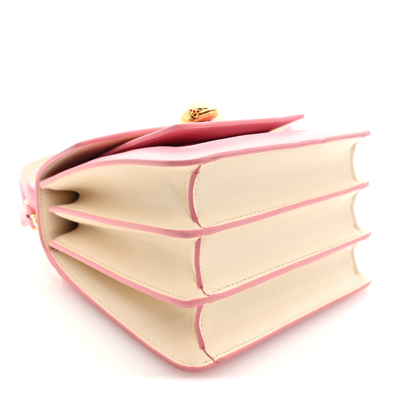 Bulgari Calfskin Serpenti Forever Top Handle Pink 5 of 10