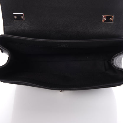 Louis Vuitton Calfskin Lockme II Chain Bag BB Black 5 of 6