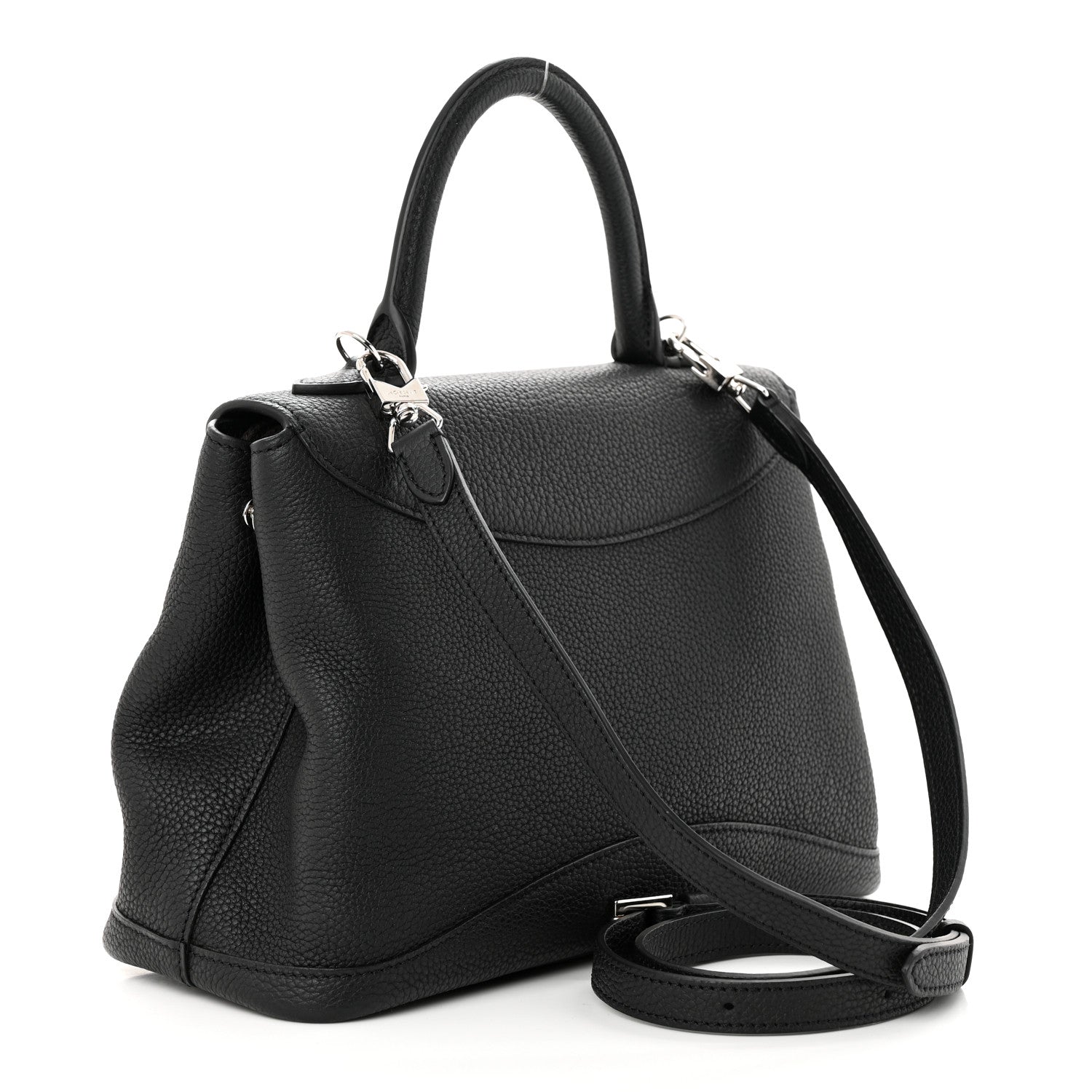 Moynat Taurillon Blush Calfskin Gabby PM Black 3 of 10