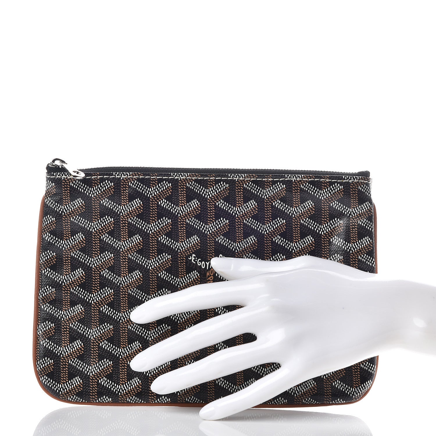 Goyard Goyardine Senat Pochette PM Black Gold 2 of 6