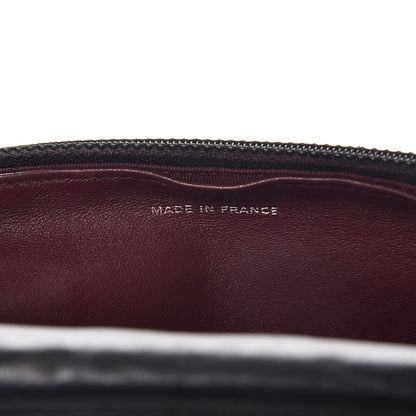 Chanel Lambskin Quilted Wallet On Chain WOC Black 7 of 15