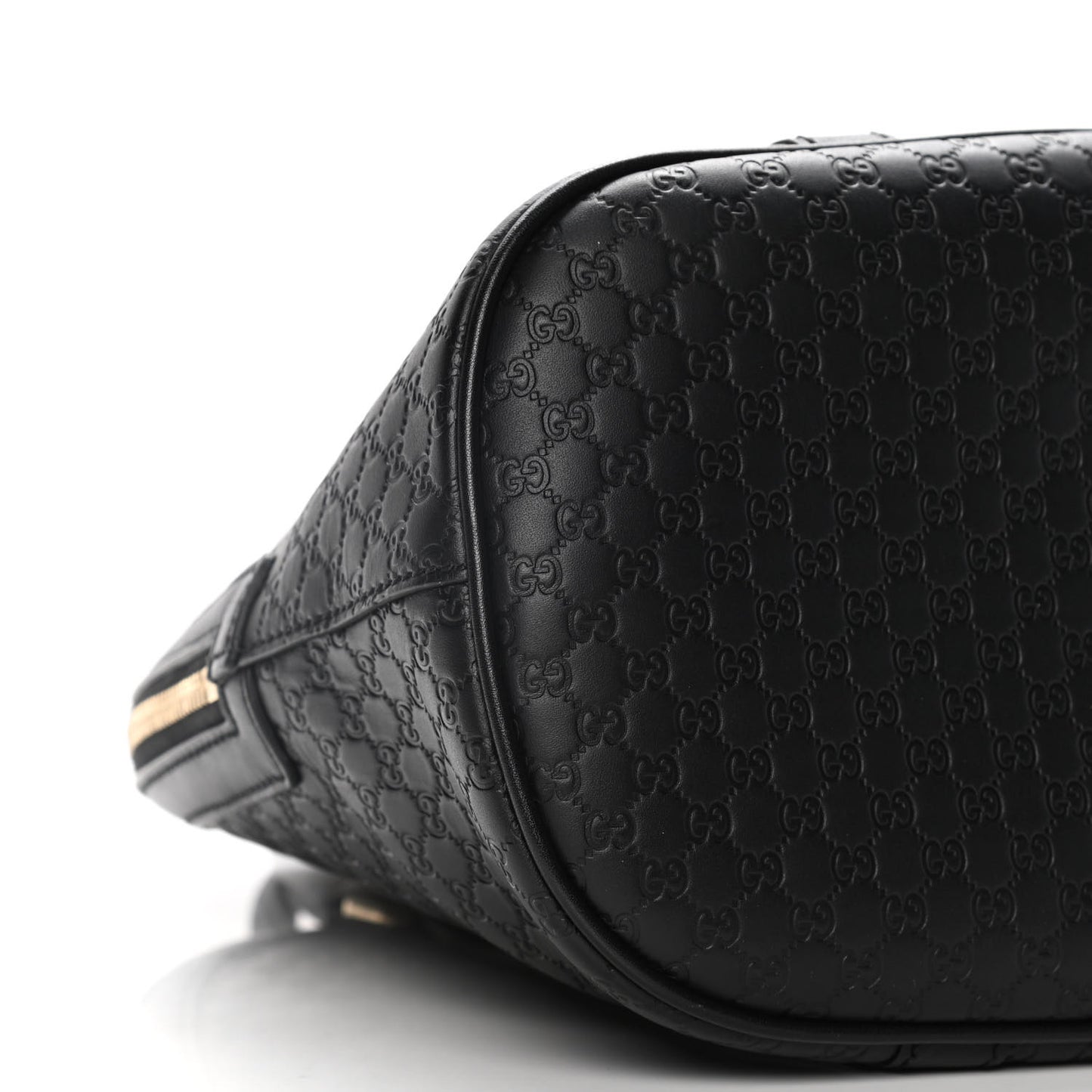 Microguccissima Medium Dome Bag Black