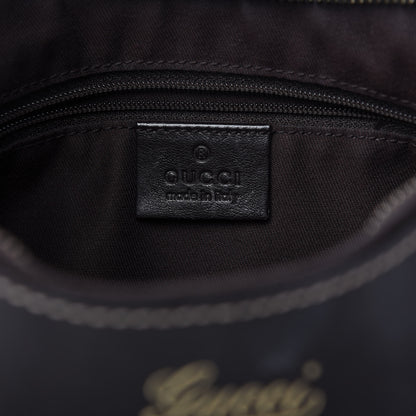 Gucci Monogram Medium D Gold Ring Hobo Dark Brown 8 of 10
