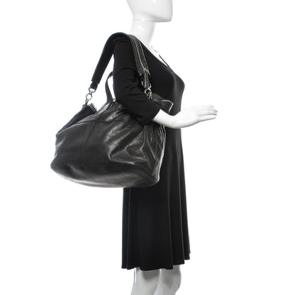 Givenchy Crinkled Patent Maxi Nightingale Black 2 of 13