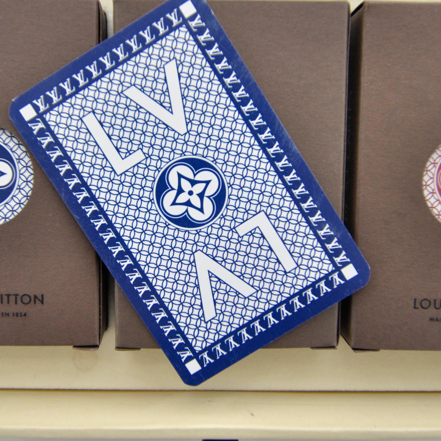 Monogram Fleur 3 Pack Playing Cards