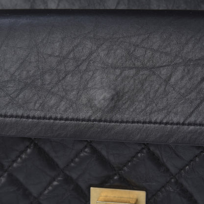 Chanel Aged Calfskin Quilted 2.55 Reissue 225 Flap Black 11 of 12