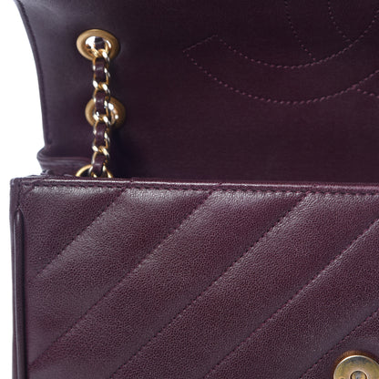 Chanel Lambskin Quilted Jumbo Coco Vintage Flap Purple 12 of 13