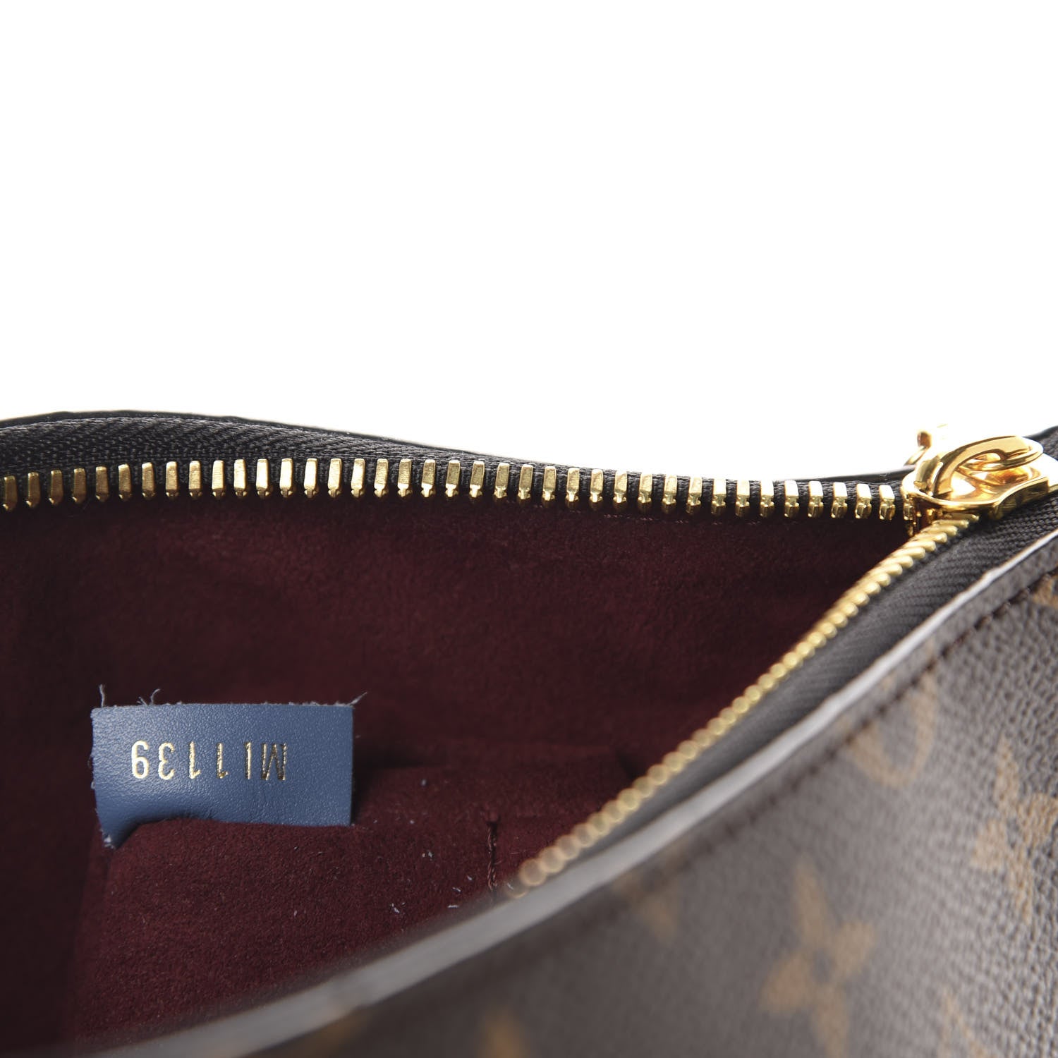 Louis Vuitton Monogram Beaubourg Hobo Mini Bordeaux Red Peach Safran Blue Jean Blue 9 of 10