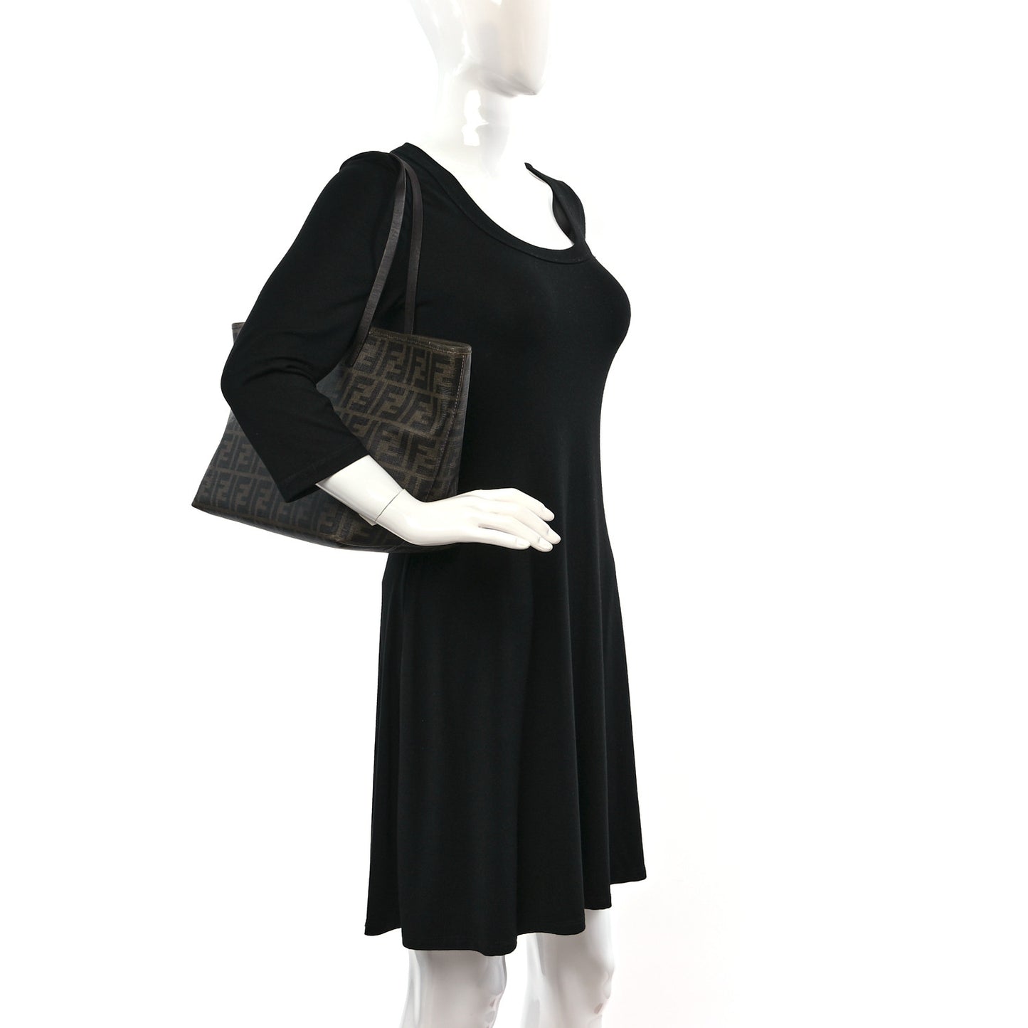 Zucca Spalmati Medium Roll Tote Tobacco Viola