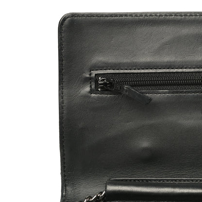 Chanel Caviar Timeless CC Wallet On Chain WOC Black 16 of 17