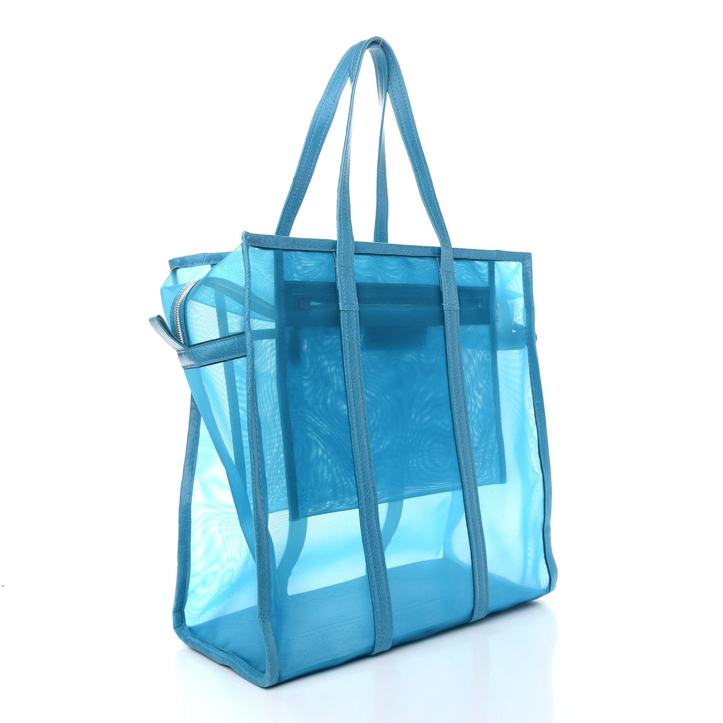 Mesh Medium Bazar Shopper Tote Blue