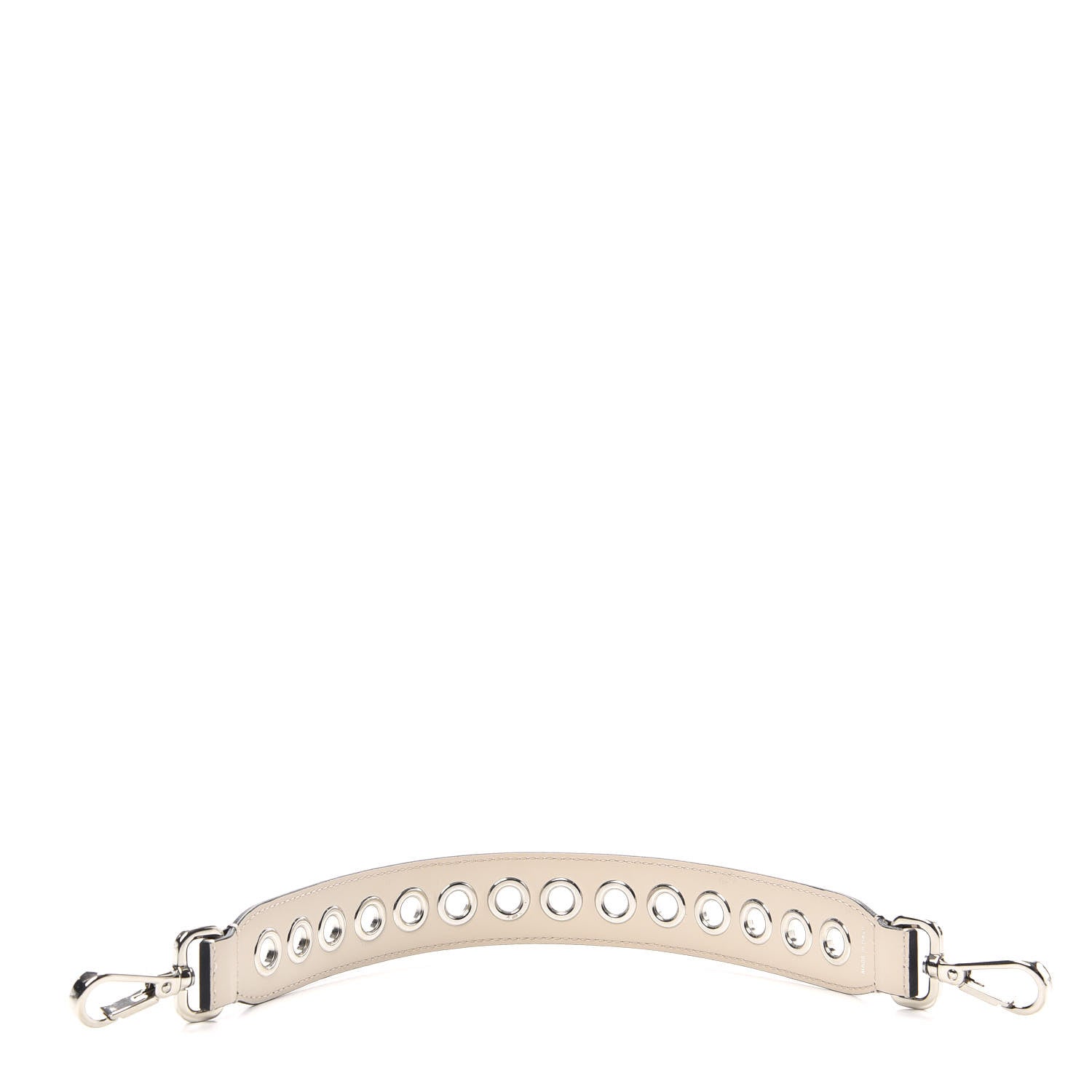 Fendi Vitello Liberty Grommet Bi-Color Mini Strap You Black Camelia 2 of 3