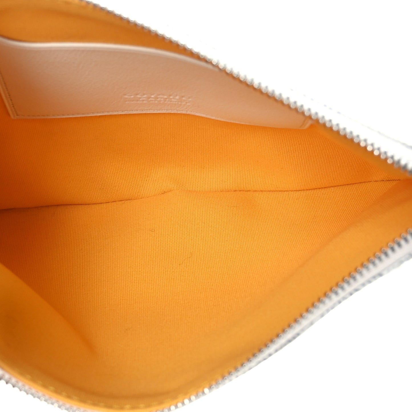 Goyardine Senat Pochette PM White