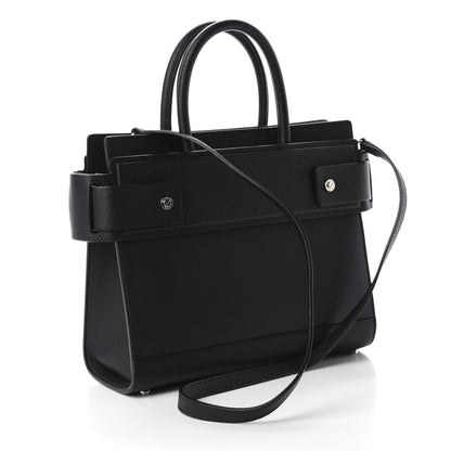 Givenchy Grained Calfskin Small Horizon Satchel Black 3 of 8