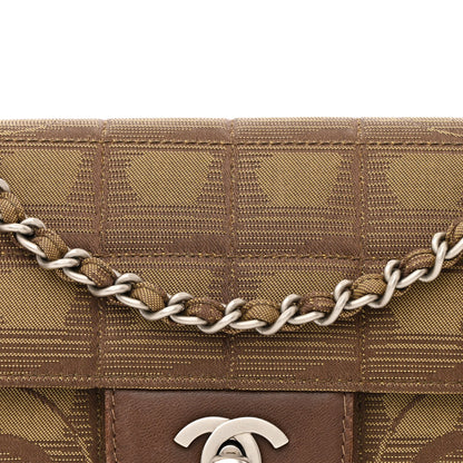 Chanel Nylon Travel East West Flap Brown 10 of 17