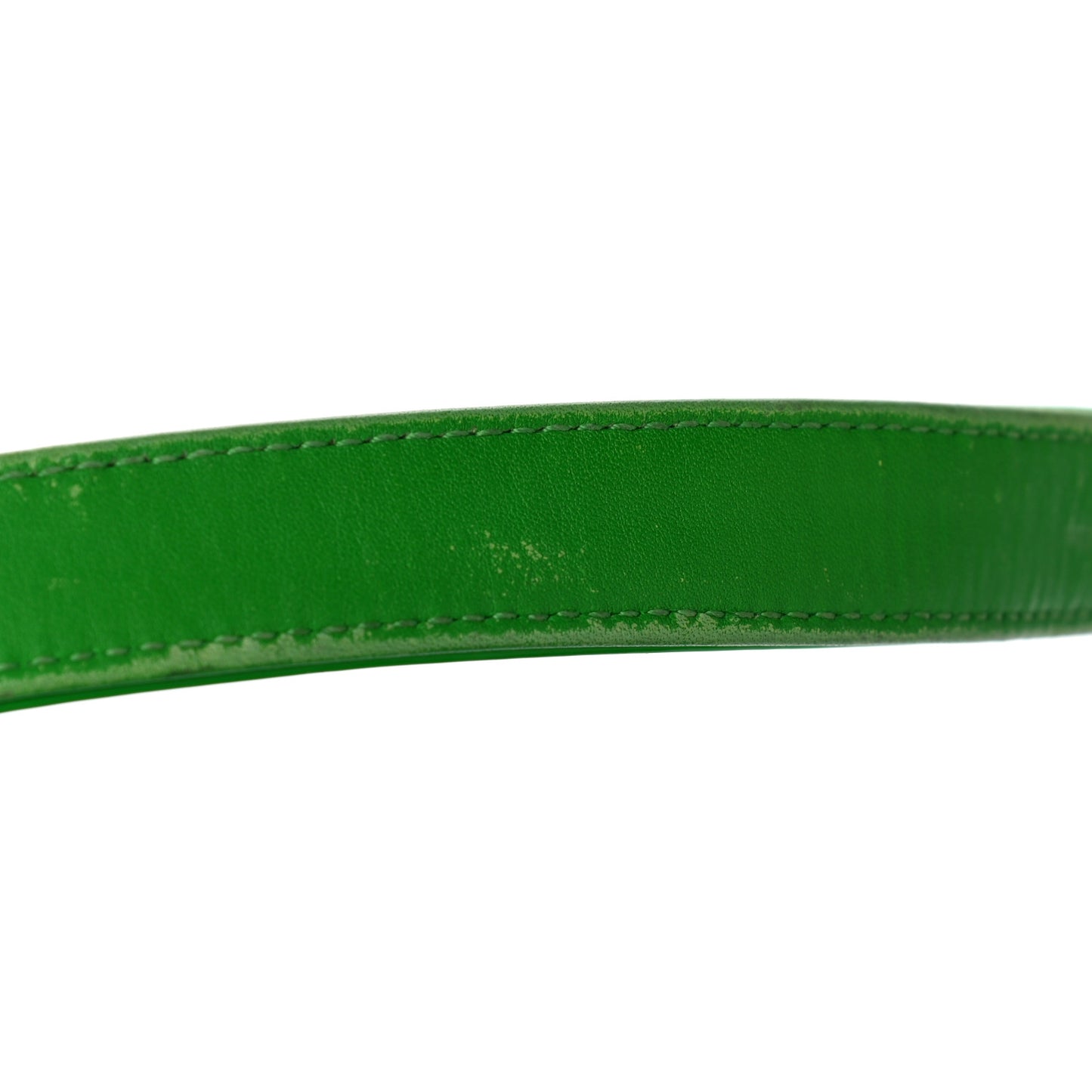 Patent Quilted Small Boy Flap Green