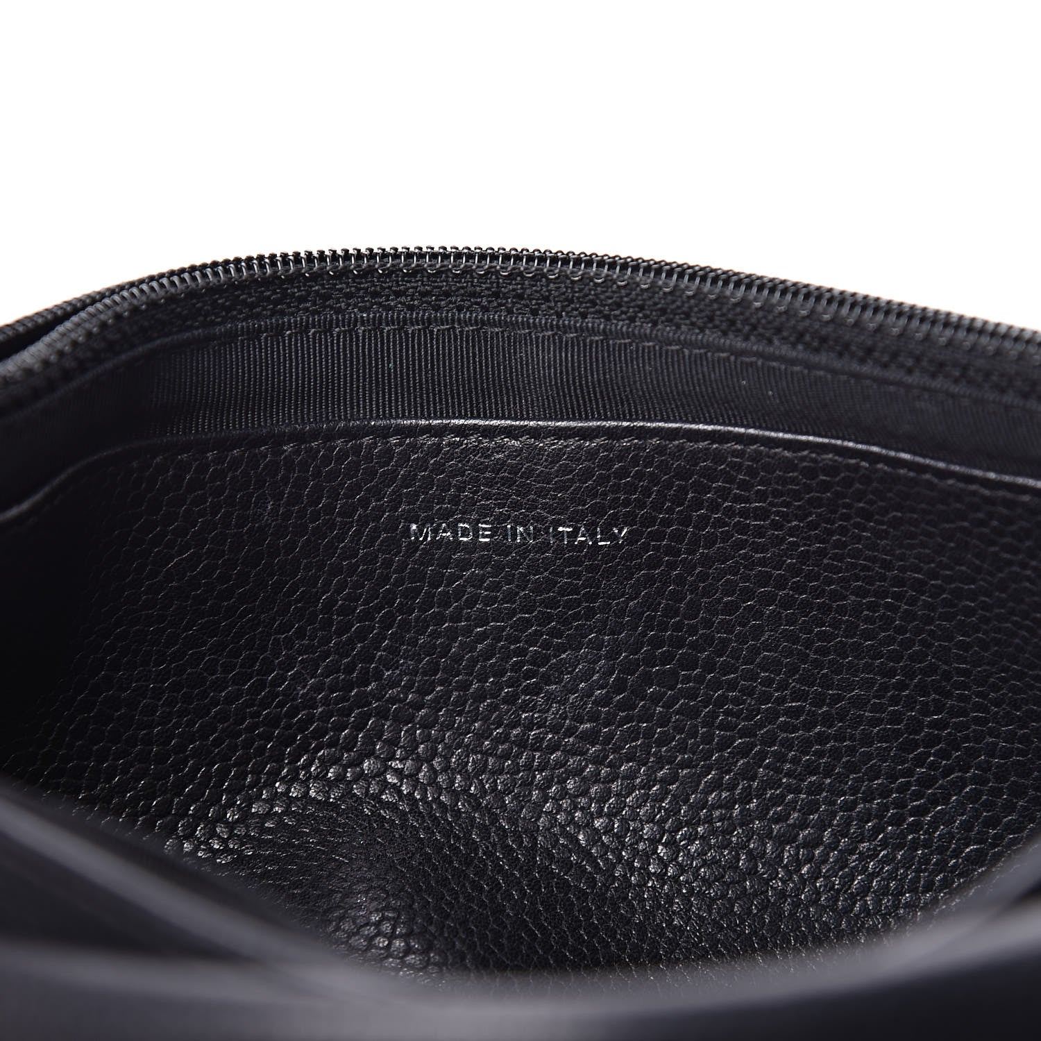 Chanel Caviar Half Moon Wallet On Chain WOC Black 7 of 13