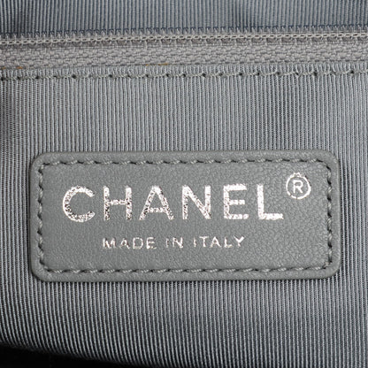 Chanel Calfskin Quilted Coco Pleats Flap Dark Navy Blue 6 of 8