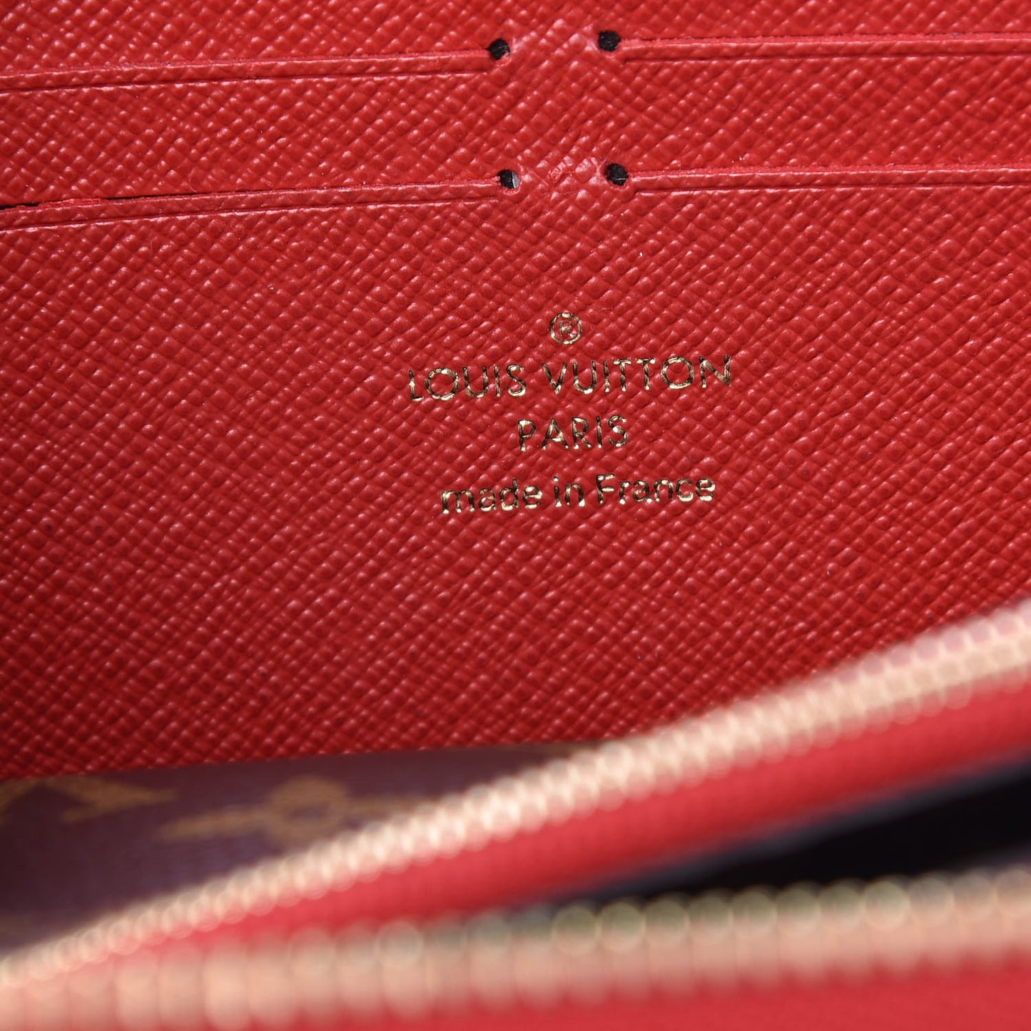 Monogram Retiro Zippy Wallet Cherry