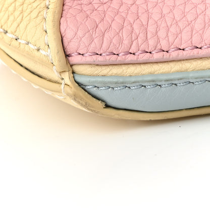 Loewe Calfskin Colorblock Medium Wrapped Handle Puzzle Bag Pink Multicolor 12 of 16