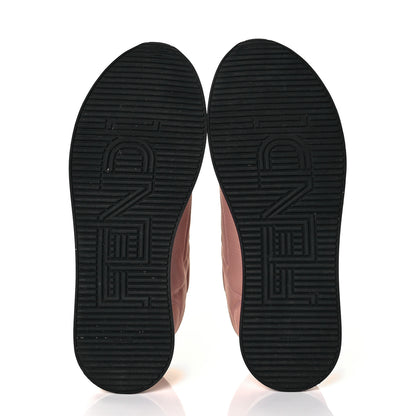 Fendi Stretch Fabric FFreedom Sneakers 37.5 Pink 5 of 9