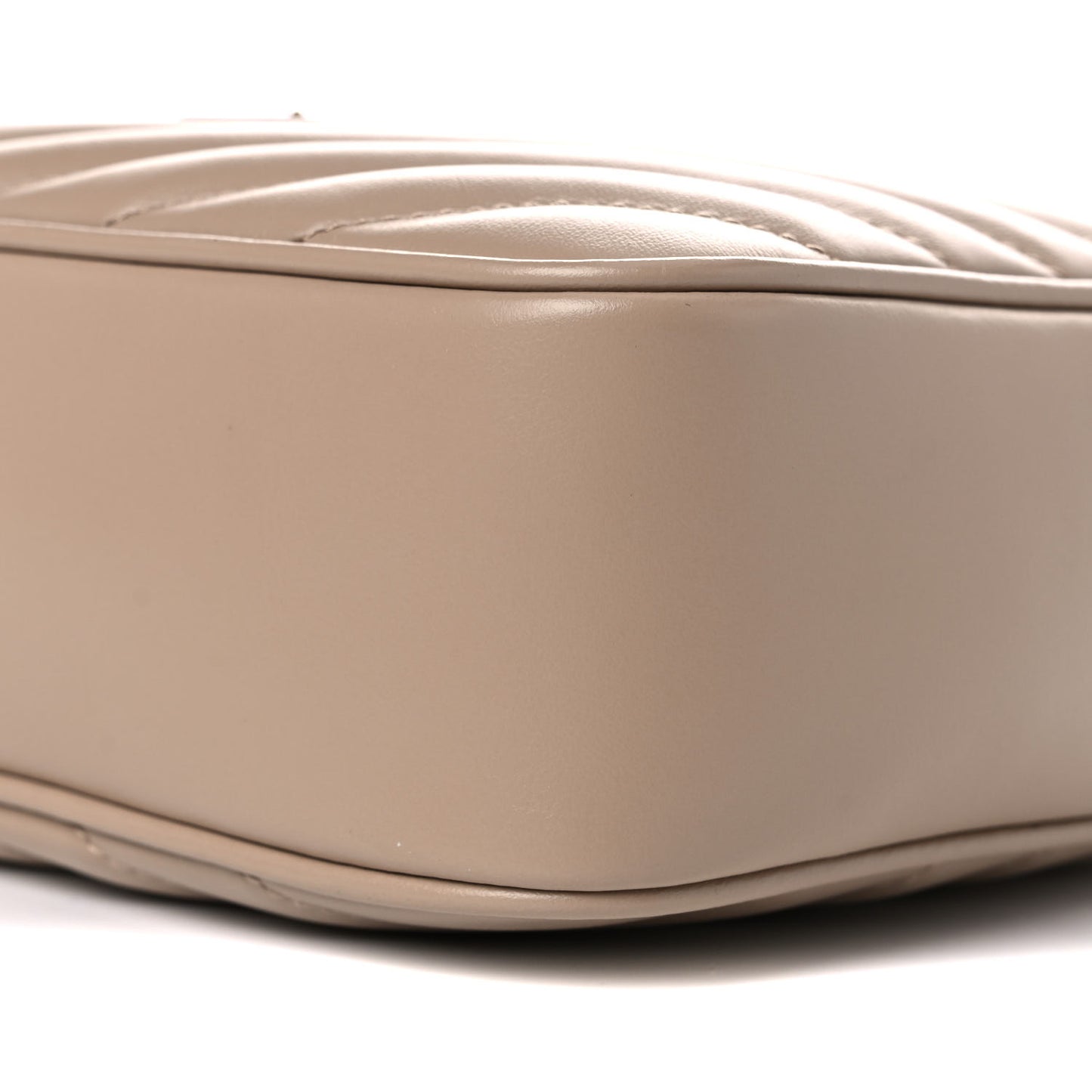 Calfskin Matelasse Monogram Lou Camera Bag Dark Beige