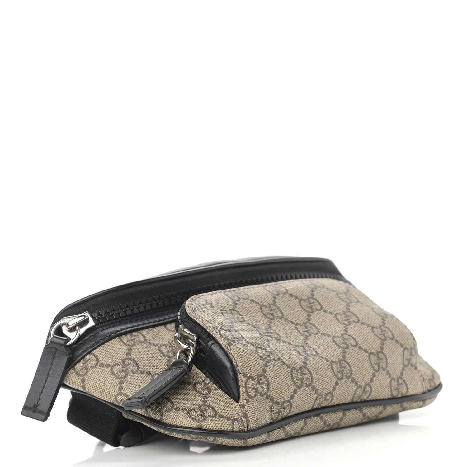 Gucci GG Supreme Monogram Belt Bag Black 3 of 9