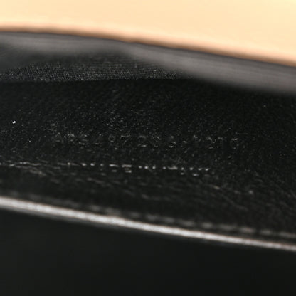 Saint Laurent Grain De Poudre Textured Mixed Matelasse Medium Triquilt Monogram Satchel Dark Beige 7 of 15