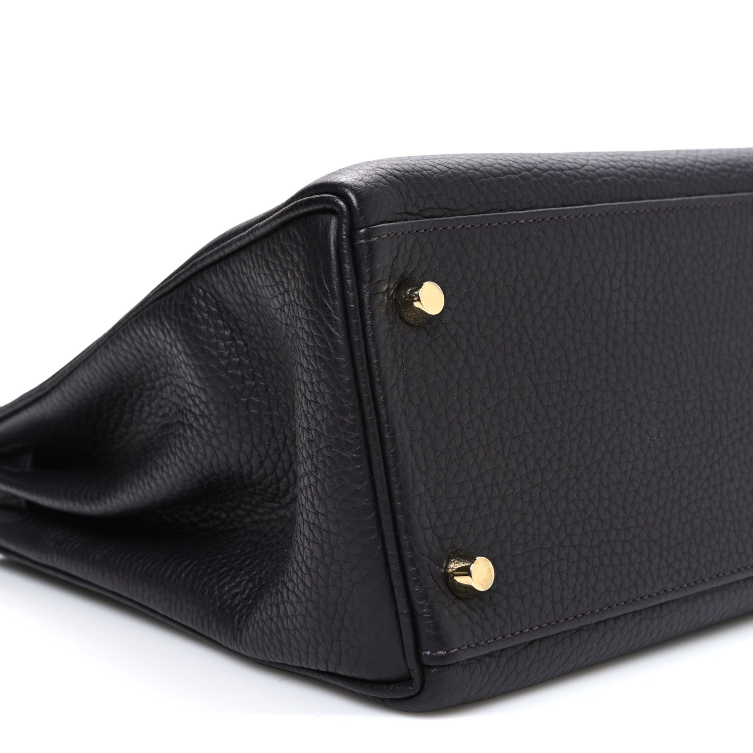 Hermes Togo Kelly Retourne 32 Raisin Prunoir 8 of 9